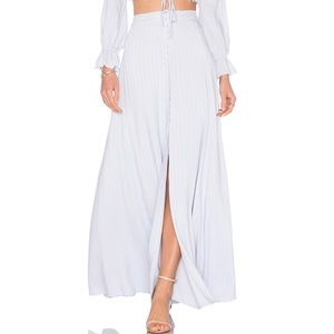 NWT MAJORELLE Sangria Maxi Skirt In Dusty Blue